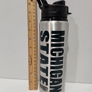 Michigan State University Silver Water Bottle